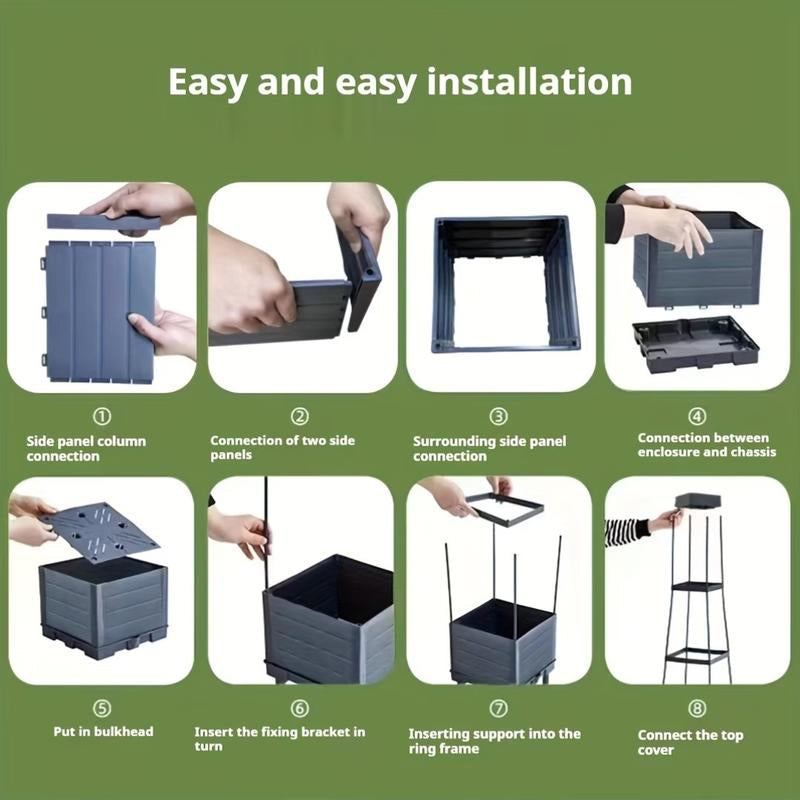 SkyVine™ Tower — Transform Tight Spaces into Towering Gardens That Thrive Effortlessly