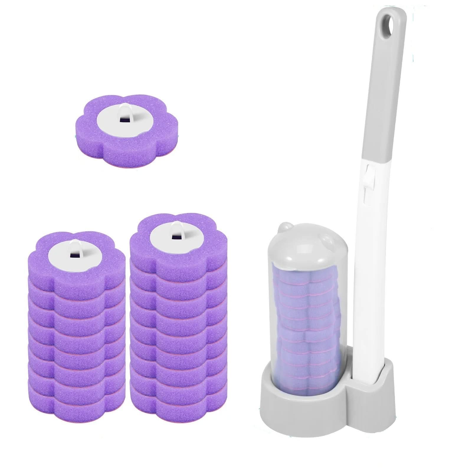 Disposable Toilet Brush Cleaning Set