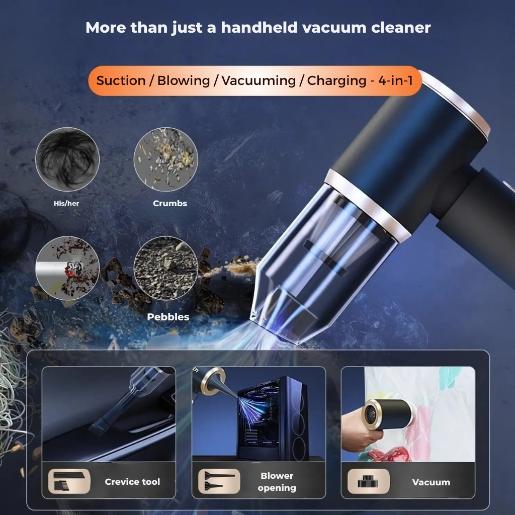 VortiSweep™ — Powerfully Quick Cleanups That Make Your Space Shine Instantly