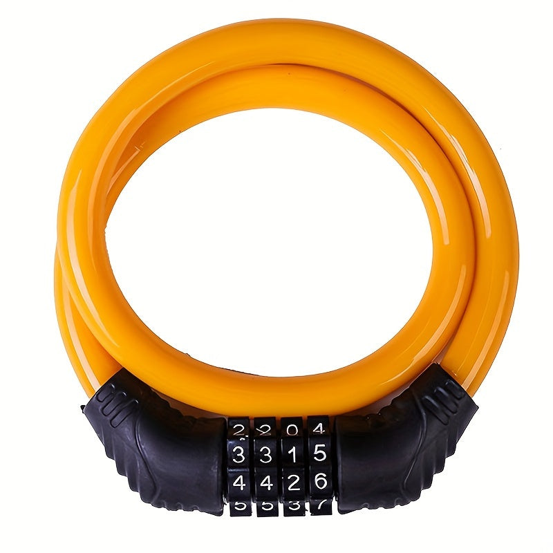 SecureFlex - Heavy-Duty Steel Cable Lock with Custom Code Access