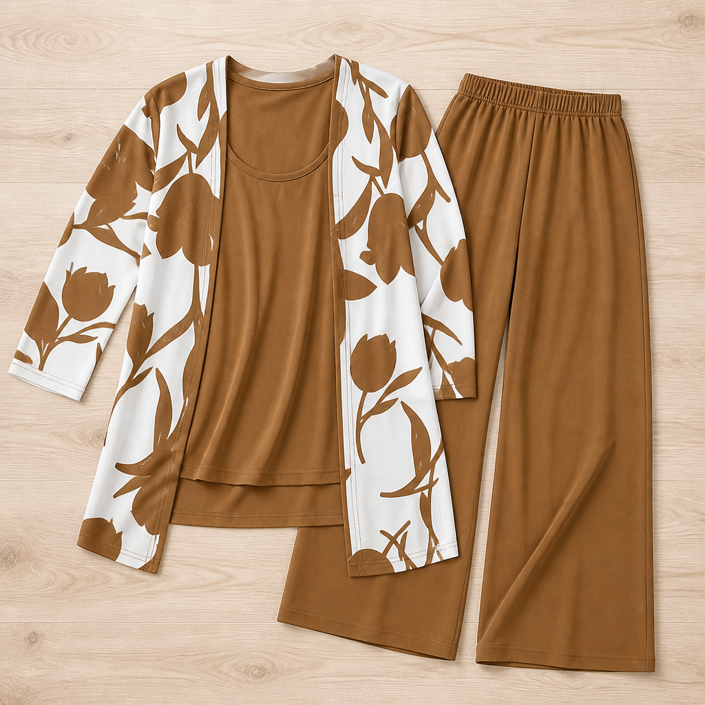 AuraLuxe™ 3-Piece Ensemble — Unlock All-Day Confidence with Effortless Style and Supreme Comfort