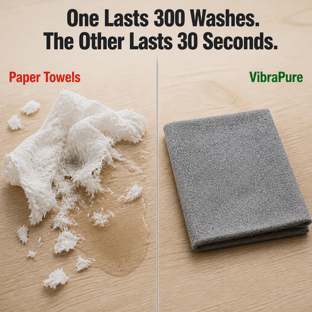 VibraPure™ — Clean Glass, Screens, and Chrome Without a Streak in a Single Swipe