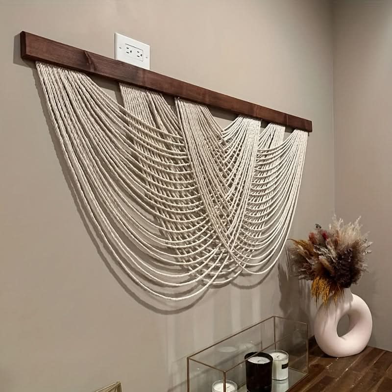 Minimalist Macrame Wall Art for Bohemian Home Decoration