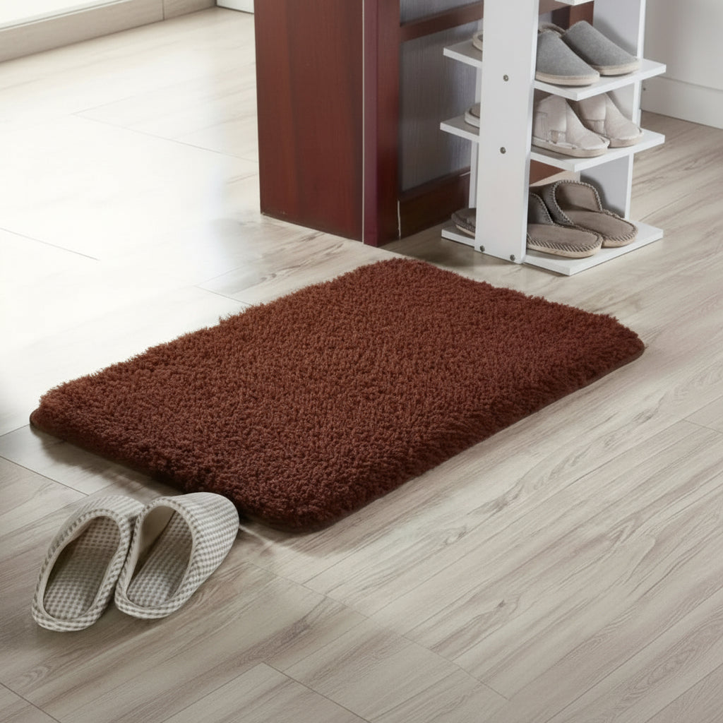 Plush and Super Absorbent Bathroom Rug