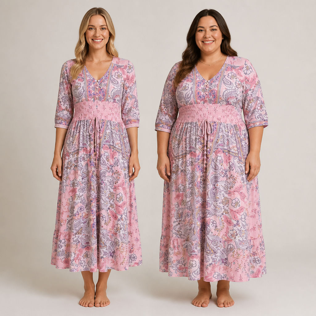 BlossomAura™ Floral Long Dress — Glide Through Life Radiating Effortless Confidence and Timeless Beauty