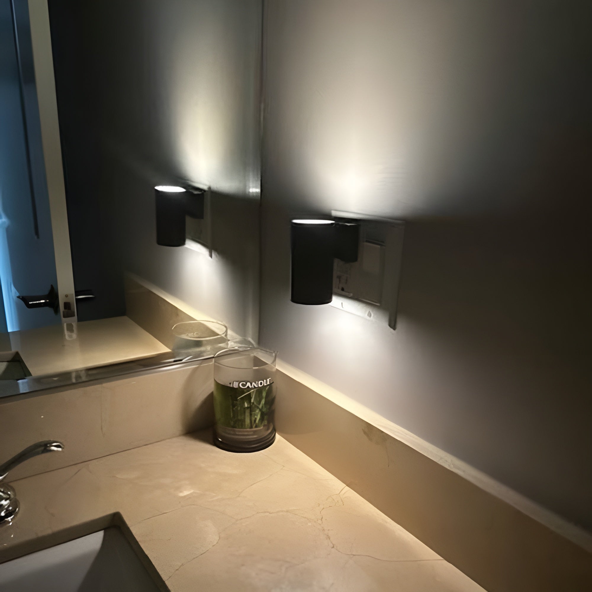 Adjustable LED Night Lamp Plug-in with Rotary Dial – Gentle White Light