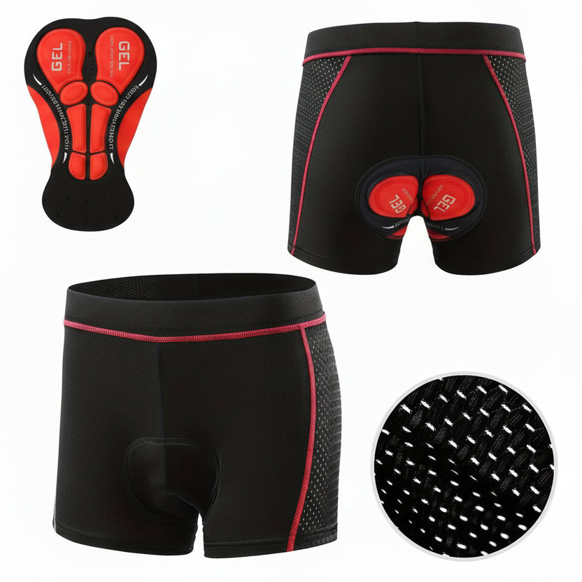 ComfortRide - Versatile Elastic Waist Bike Shorts for Men