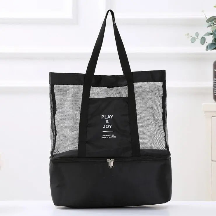 Dual Function Shoulder Bag with Insulated Cooler – Perfect for Outings