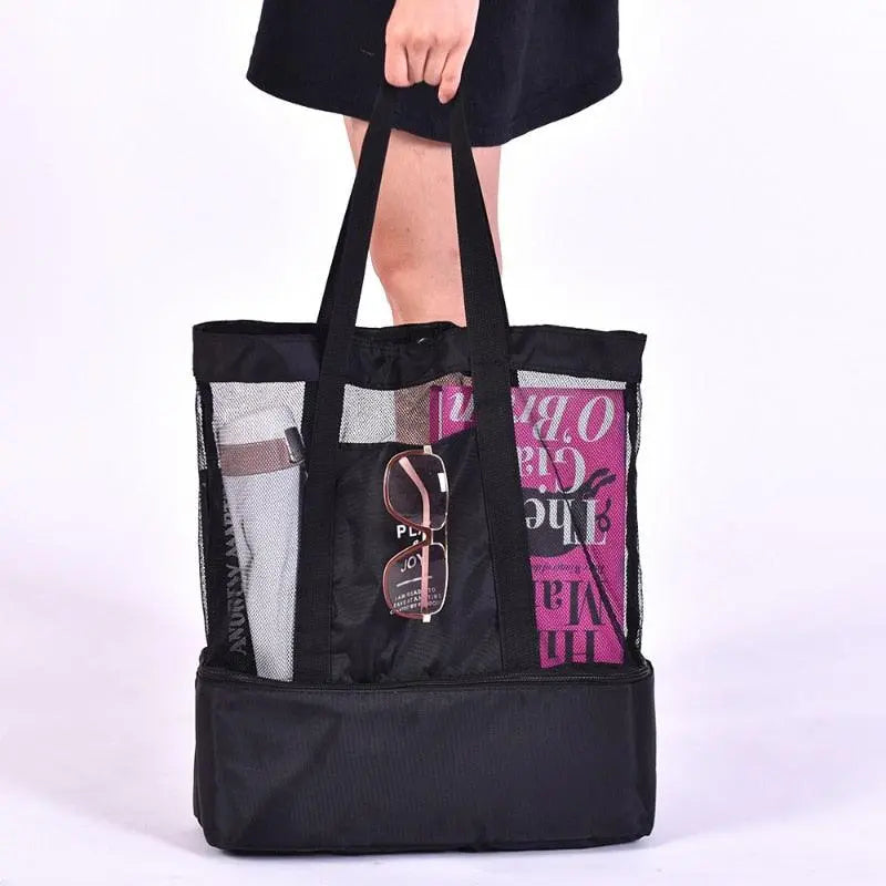 Dual Function Shoulder Bag with Insulated Cooler – Perfect for Outings