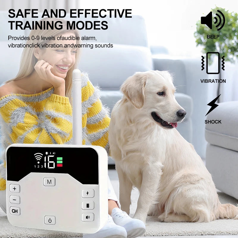 Dual-Function Wireless Pet Containment and Training System