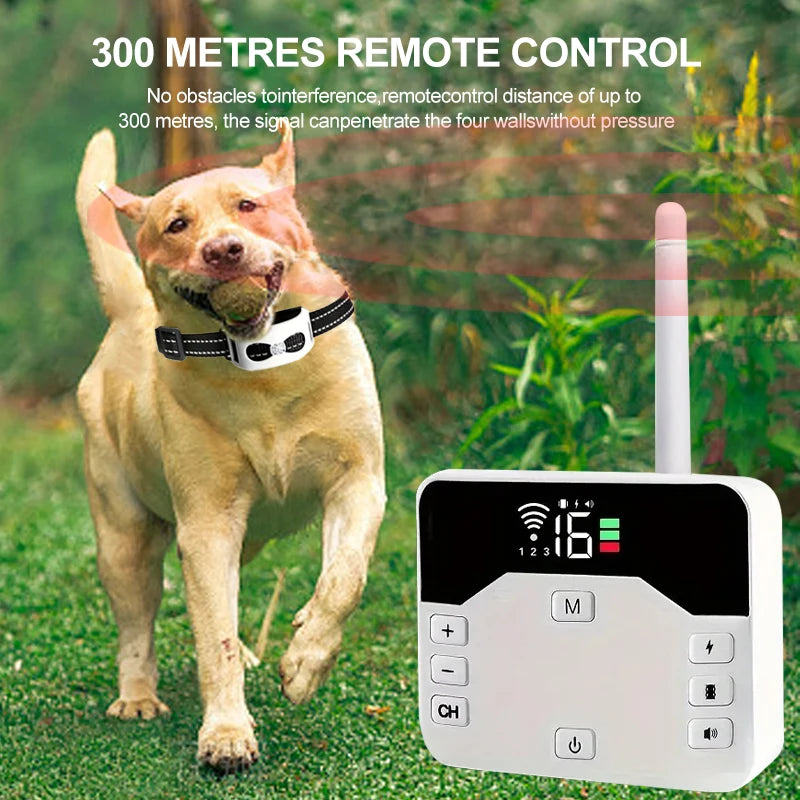 Dual-Function Wireless Pet Containment and Training System