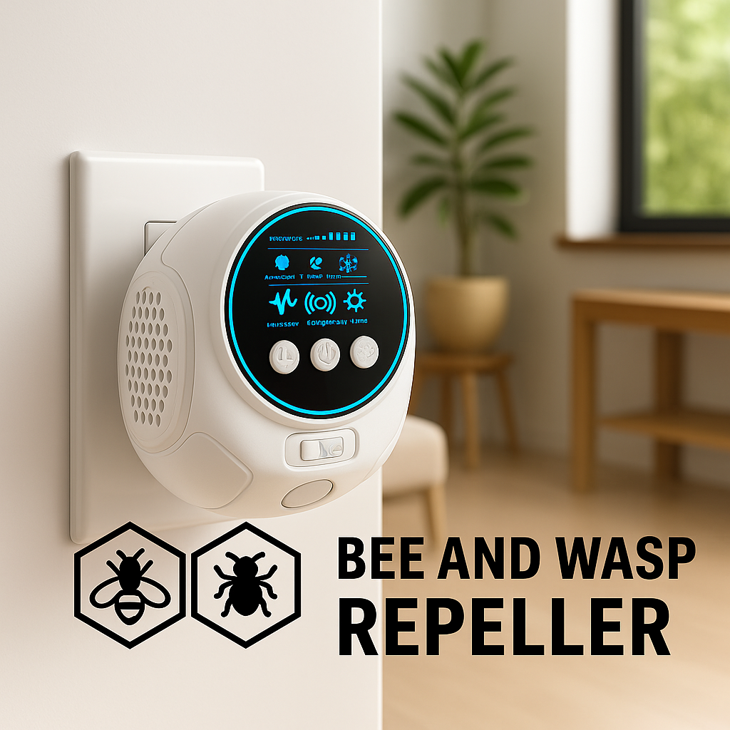 360-Degree Ultrasonic Insect Deterrent Device