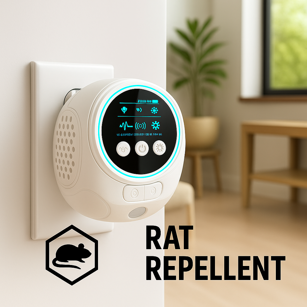 Eco-Friendly Ultrasonic Rodent Defense – 3200 Sq Ft Coverage