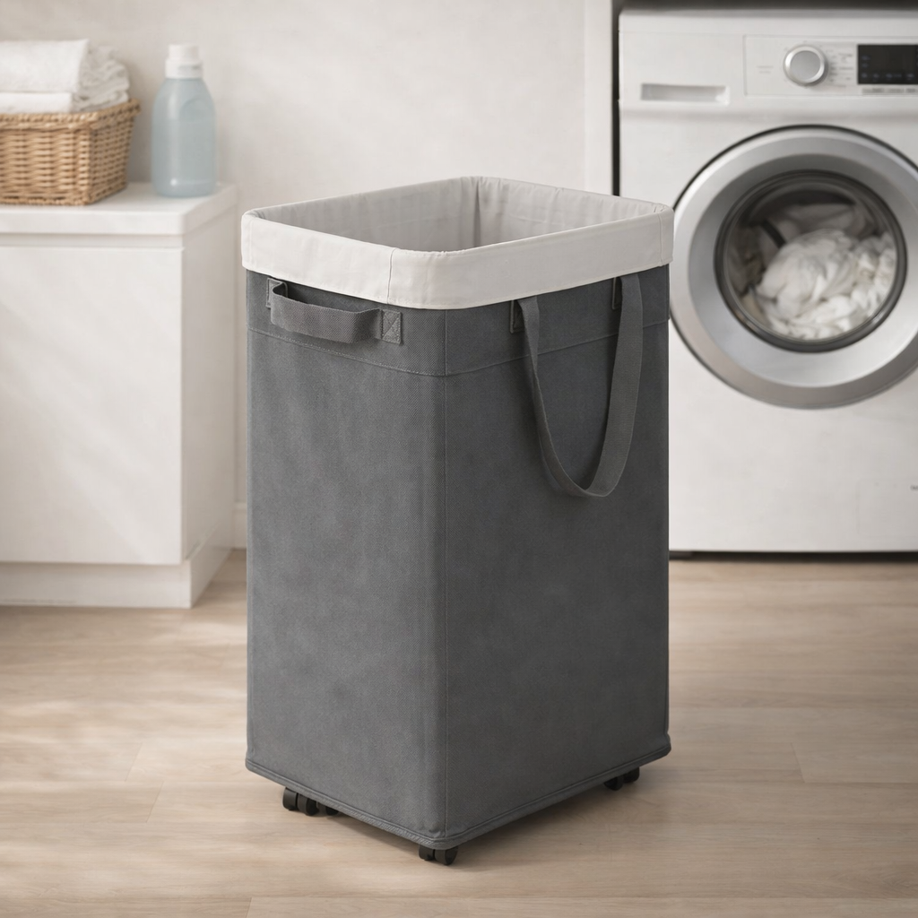 Mobile Laundry Solution - 75L Capacity with Easy Rolling Wheels