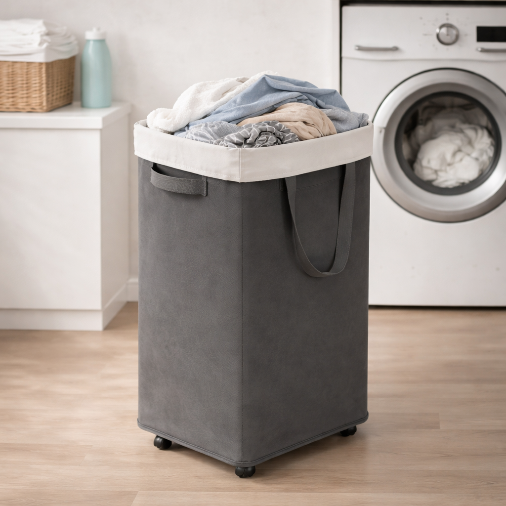Mobile Laundry Solution - 75L Capacity with Easy Rolling Wheels