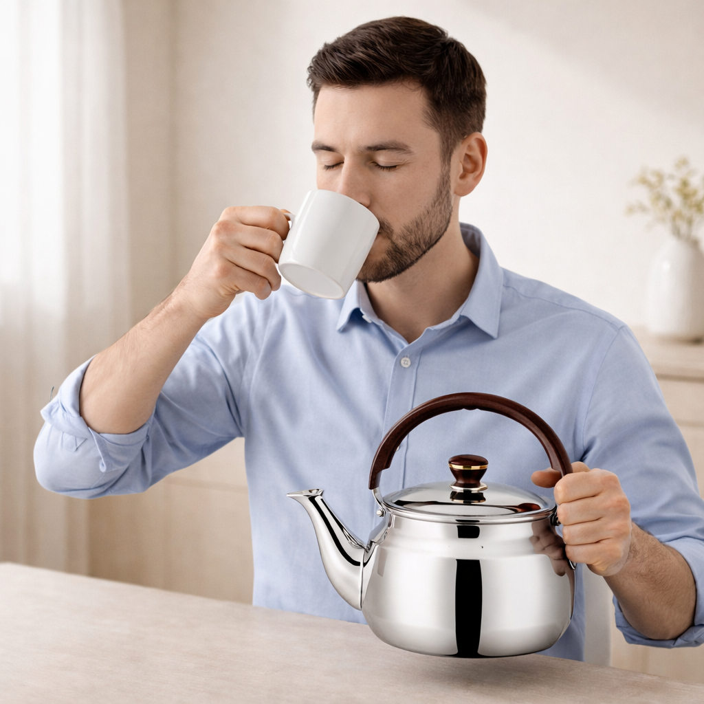 Versatile Whistling Kettle for All Stovetops