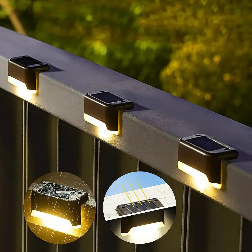 4-Piece Solar Patio Lighting Set – Durable Weatherproof Outdoor Lights