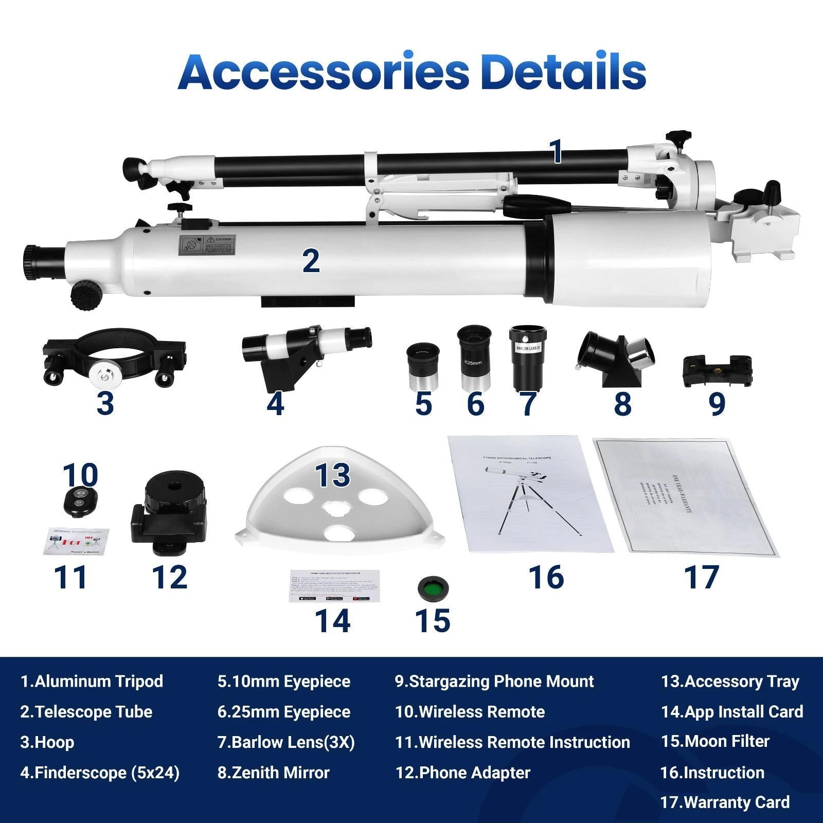 Starlight Explorer 210X Telescope with Tripod & App for Beginners