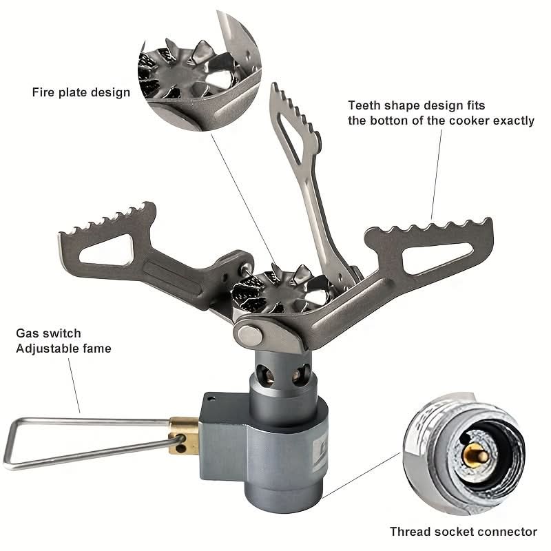 Portable Camping Stove Made of Titanium