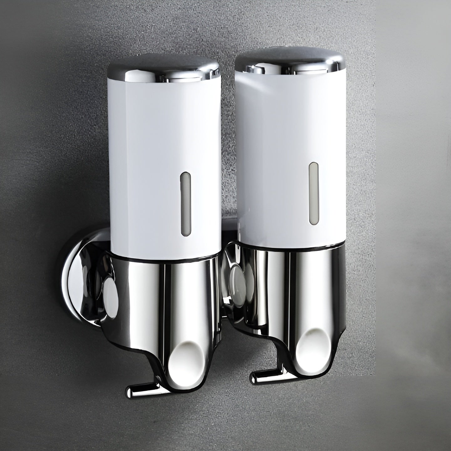 Elegant Wall-Mounted Soap Dispenser for a Chic Bathroom