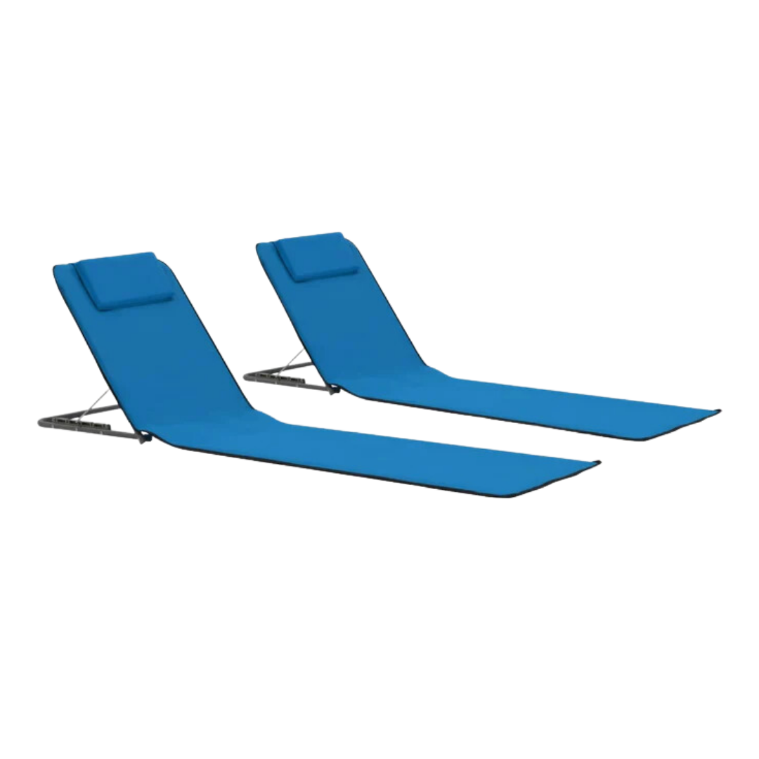 Portable Relaxation Mat with Back Support for Outdoor Fun
