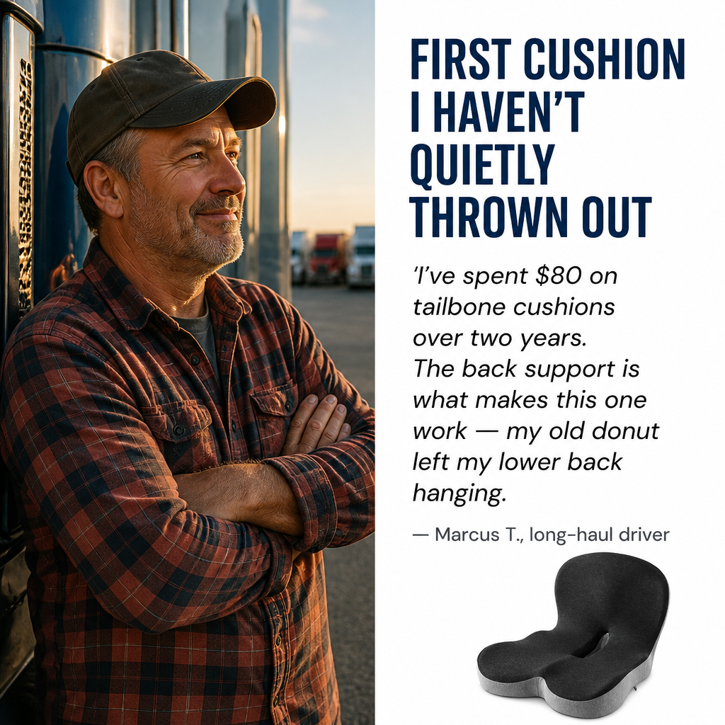 VeriSeat™ — Crush Pain and Power Through Your Day with Unshakable Back Support