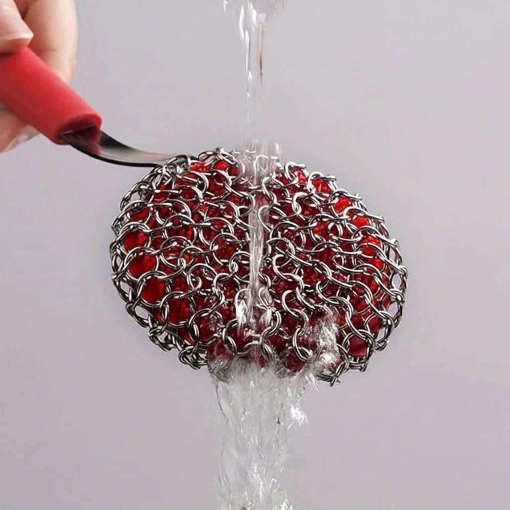 Stainless Steel Grill Cleaner with Bristle-Free Design