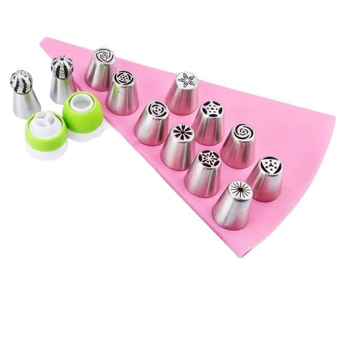 FloraFrost™ Tulip Nozzle Set — Transform Every Dessert into a Stunning Edible Masterpiece