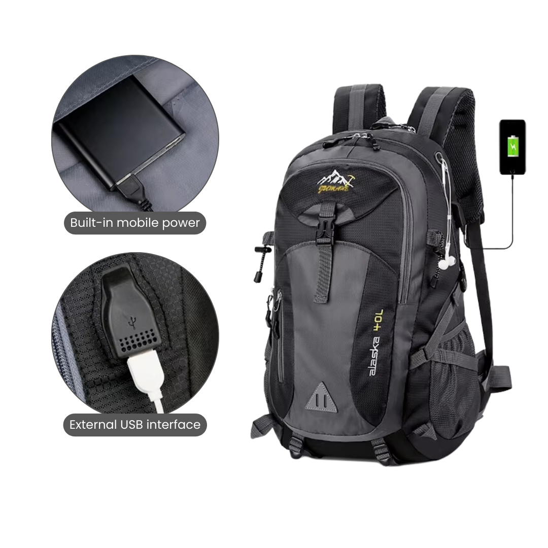 All-Weather Adventure Pack – 40L Hiking Companion