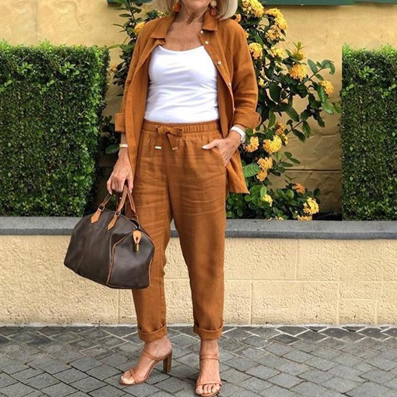 Confortil™ Cotton-Linen Set — Feel Fresh, Free, and Flawlessly Stylish All Day Long