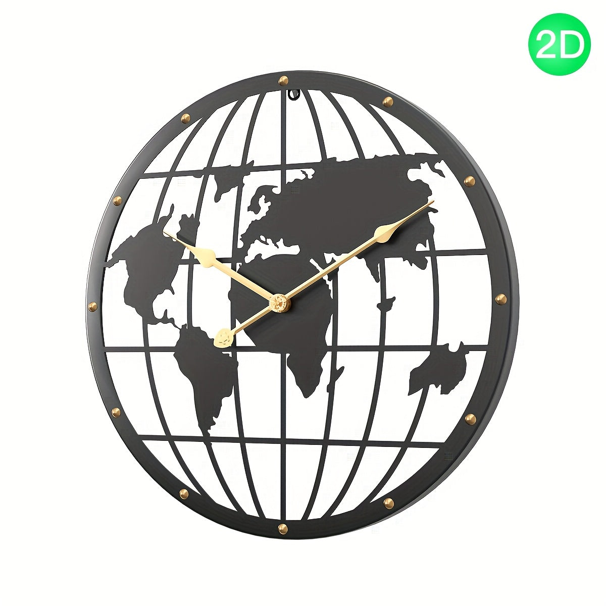 Sophisticated 40CM Decorative Metal Wall Clock