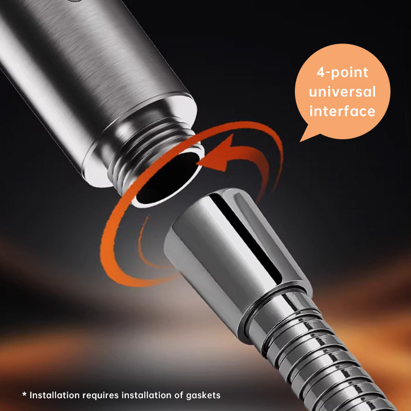 AquaForce – Durable Stainless Steel Handheld Shower Sprayer