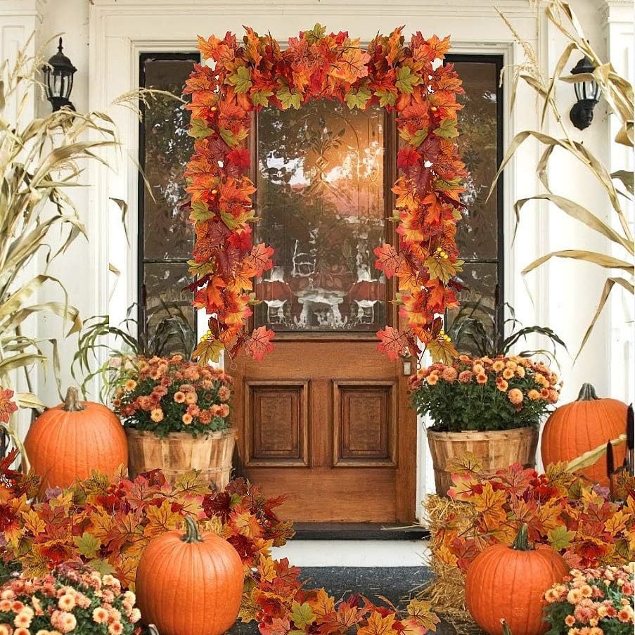 AmberMist™ Harvest Wreath — Ignite Cozy Fall Magic That Lasts All Season
