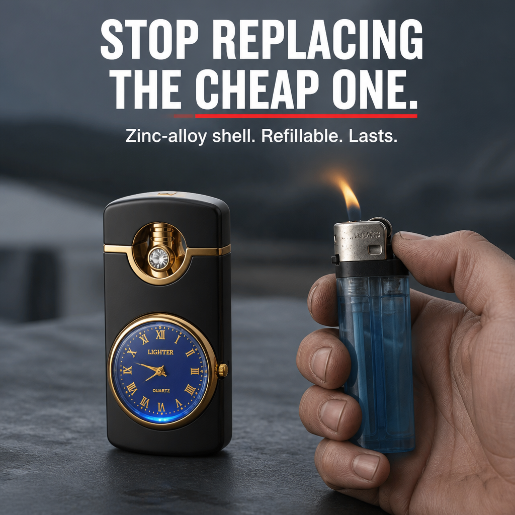 IgniteXcel™ — Light a Blue Torch Flame and Tell Time with One Hand