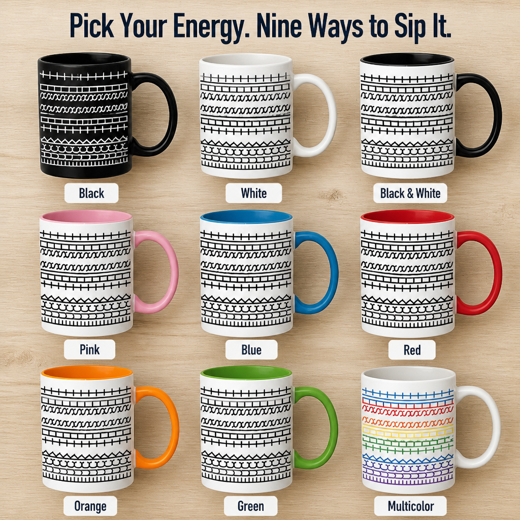 VibeSip™ — Mask Your Noisiest Workday Thoughts with an Adorable Design