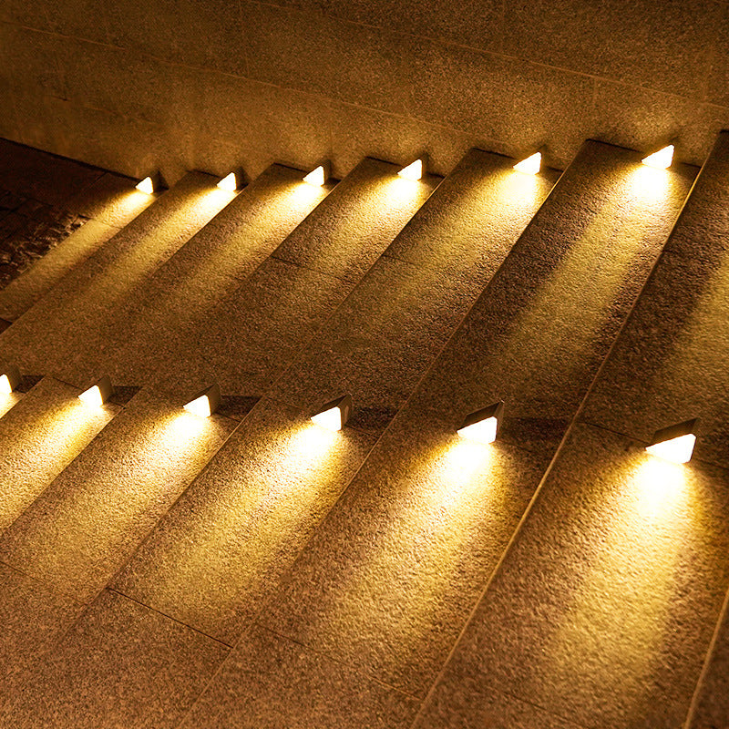 Outdoor Solar Stair Lights – Warm White LED Glow, Available in Packs of 4 or 10