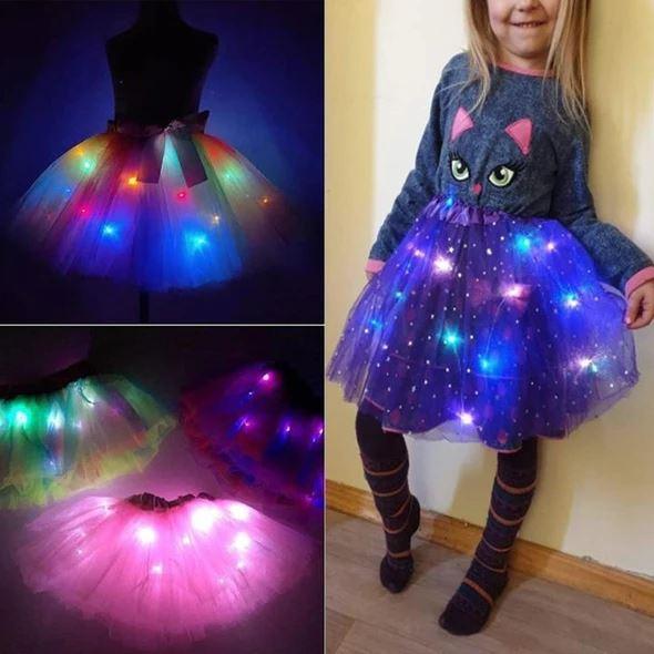 GlowFête™ LED Tutu Skirt — Ignite Endless Joy and Shine Like a Star Everywhere You Go