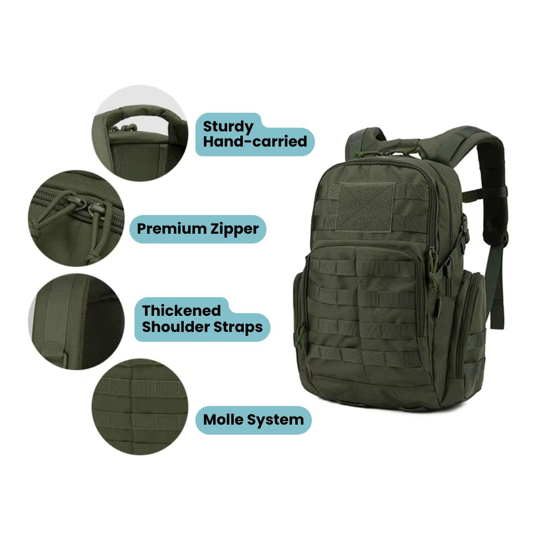 25L Adventure-Ready Backpack with Hydration Pocket