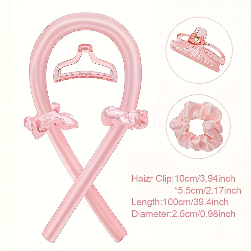 Gentle Waves - Bow-Style Heatless Hair Curling Ribbon