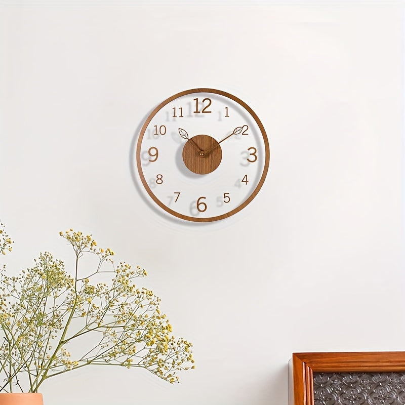 AeroLeaf Wall Clock – Contemporary Floating Design
