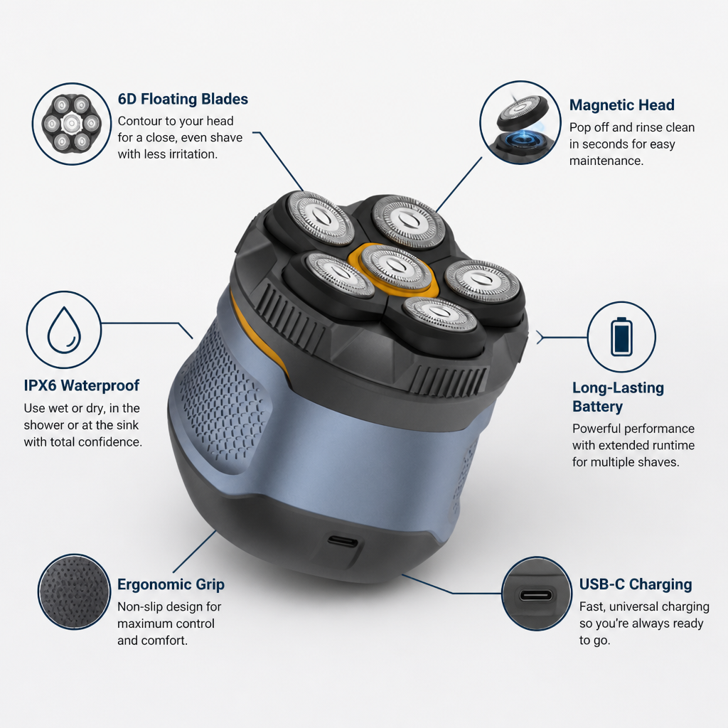 ApexBlade™ Six-Sharp™ — Master the Perfectly Smooth, Irritation-Free Shave That Boosts Your Confidence Every Day