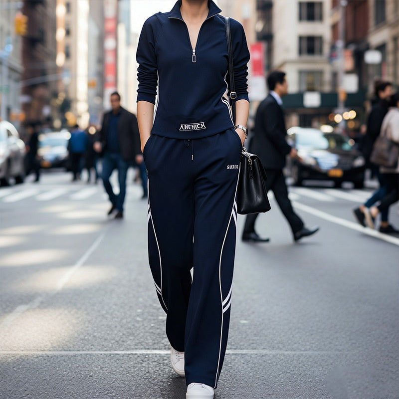 LunaVibe™ Two-Piece Athleisure Set — Luxurious Comfort That Moves With Your Confidence All Day Long
