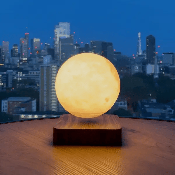 OrbitLux™ Moon Orb — Mesmerize Your Mind with a Calming, Floating Lunar Glow