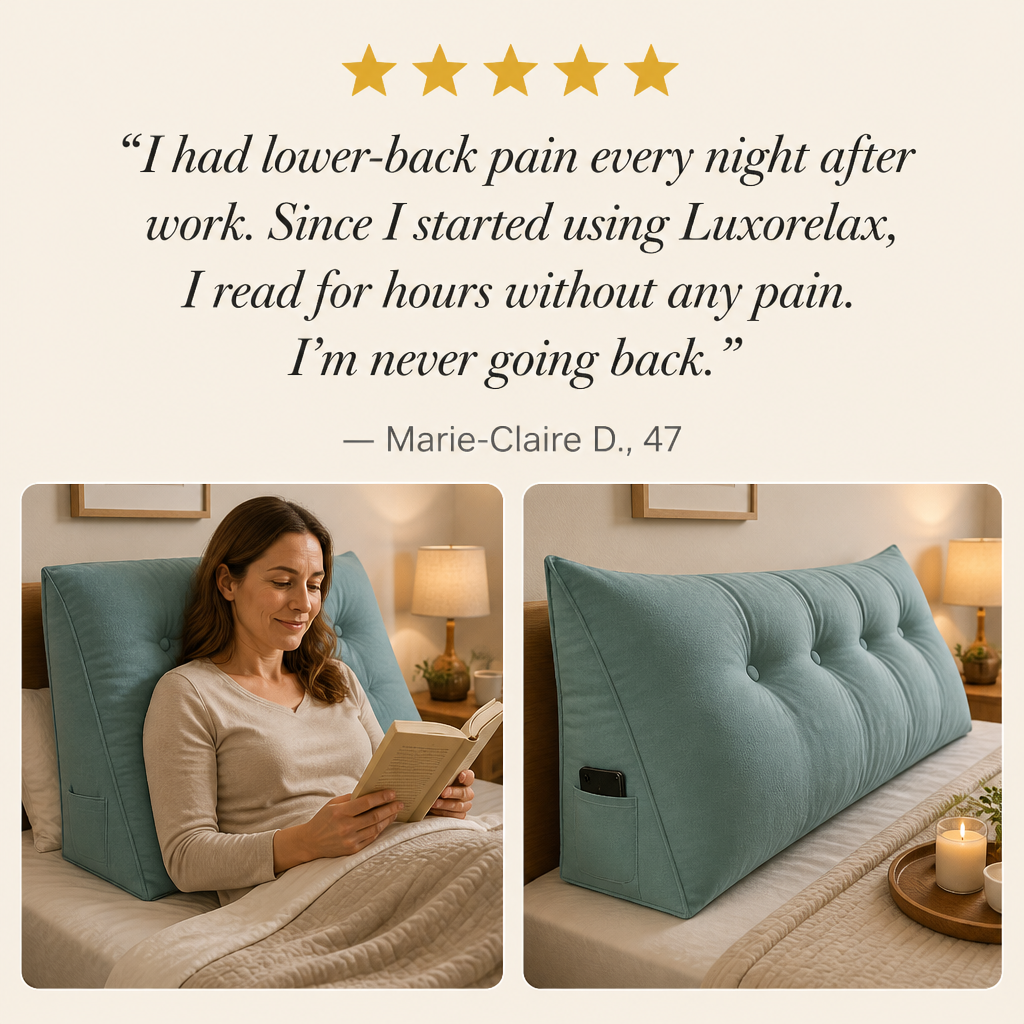SpinaRest™ — Effortless Back and Neck Support for Cozy, Pain-Free Evenings
