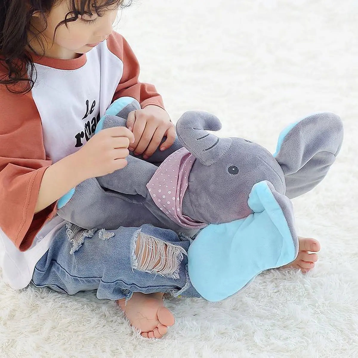 Soft Elephant Toy with Music – Bendable Ears & Assured Child Delight