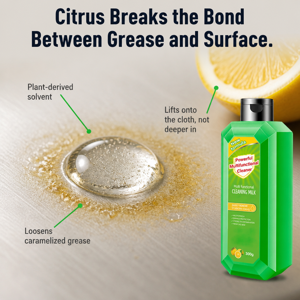 PureSheen™ — Remove Burned-On Grease and Tub Stains in Just Two Minutes
