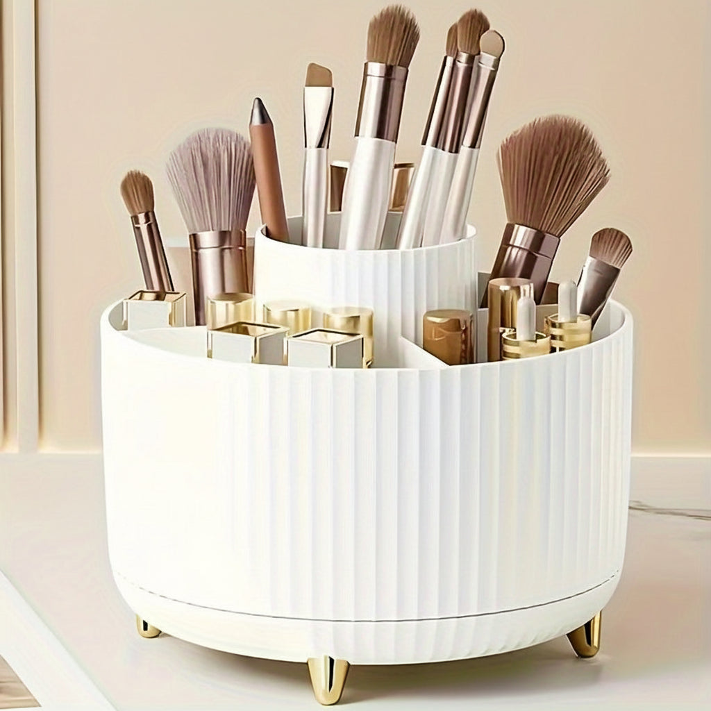 RevolveStyle - 360° Rotating Makeup Organizer with 5 Compartments