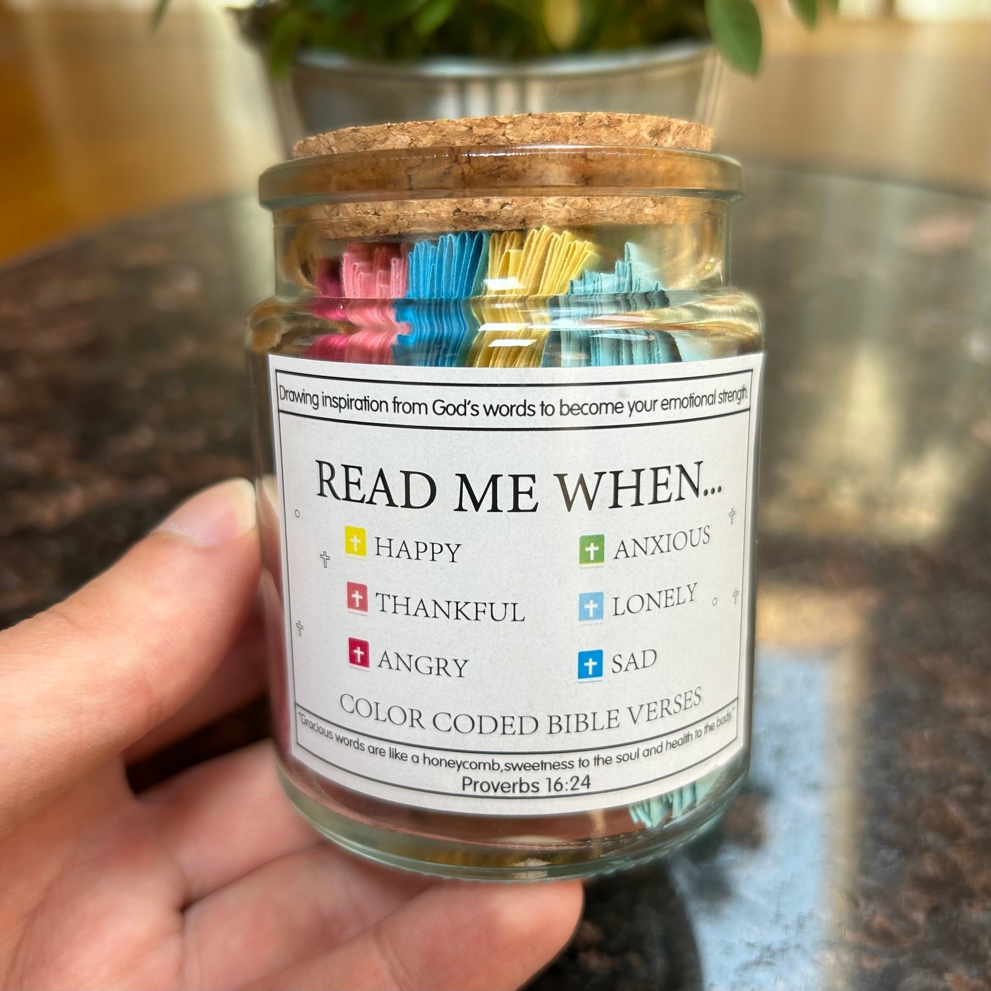 LumaFaith™ Verse Jar — Daily Sparks of Courage & Calm to Light Your Soul