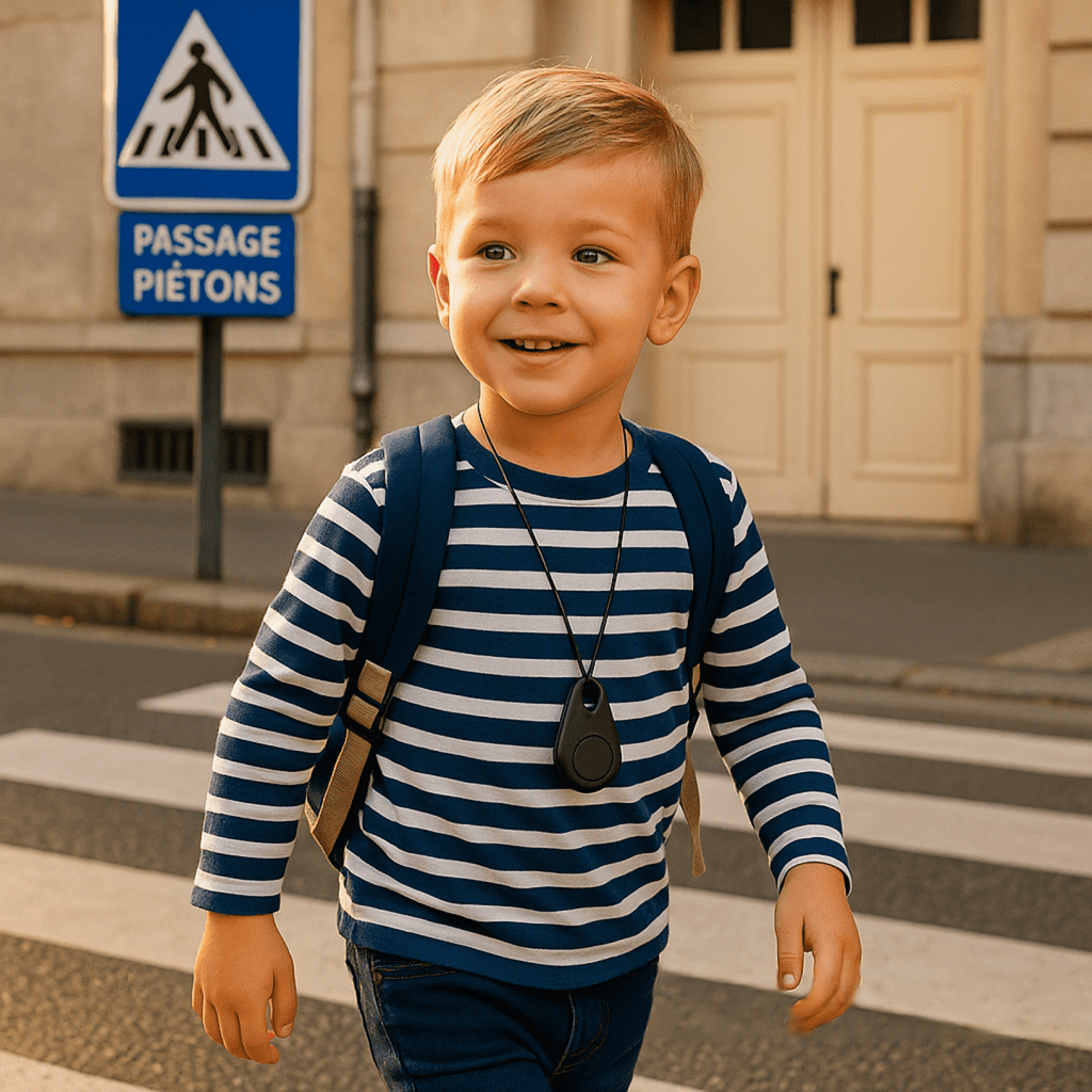 Child Safety GPS Tracker with Waterproof Design & SOS Alerts