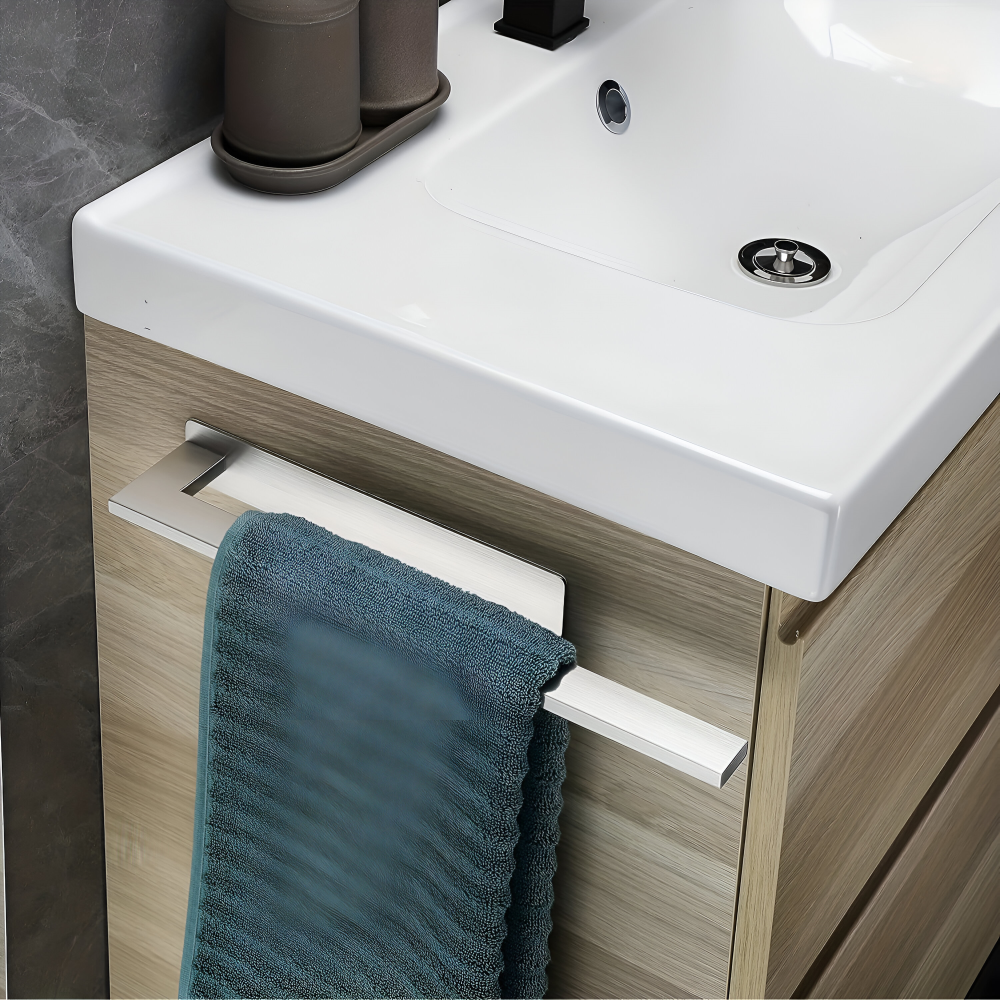 Towel Rack | Wall-Mounted Adhesive | Water-Resistant Stainless Steel | BathLine